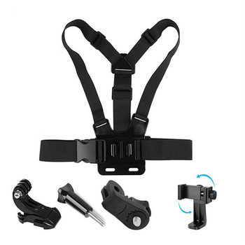 GOPRO11 Dajiang spirit eyes little ant sports first viewing angle riding shooting live mobile phone clip chest strap accessories