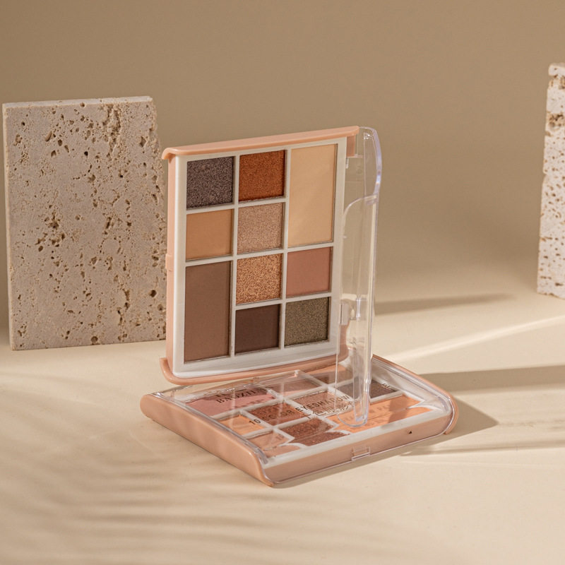 Baozilan Ten-Color Eye Shadow Palette Multi-Purpose Matte Pearlescent Easy-To-Color 10-Color Hanging Card Eye Shadow Physical Wholesale