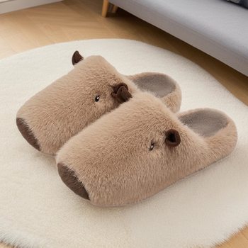 Cotton Slippers for Women Winter 2025 New Indoor Home Warm Birkenstock Slippers Comfortable Home Men Autumn and Winter