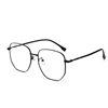 New Little Red Riding Book Same Style Myopia Glasses for Men and Women Cyber Celebrity Plain Style Retro Metal Artistic Polygon Glasses Frame