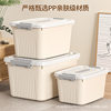 Storage Box Organizer with Wheels for Home Daily Use Toys Clothes Large Capacity Plastic Storage Box with Lid Wholesale