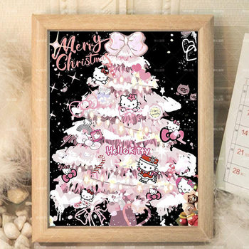 Christmas Tree Series Wooden Photo Frame Table Room Desktop Ornaments Decoration Christmas Gift for Girls