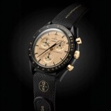 Мужские кварцевые часы с хронографом европейского совместного бренда moon theme fashion watch black gold color magic sticker