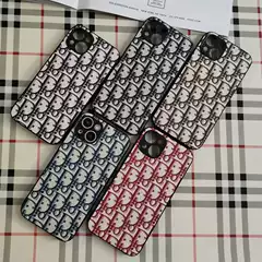 Suitable for iPhone 13/14/15/16 Pro Max Apple 17/12 Phone Case with Letter D Luxury X High-End