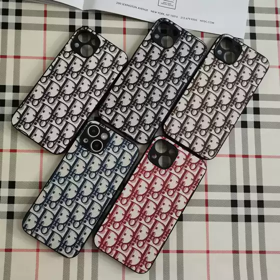 Suitable for iPhone 13/14/15/16 Pro Max Apple 17/12 Phone Case with Letter D Luxury X High-End
