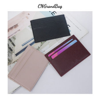 Spot multi-card ultra-thin simple PU leather card holder one-piece certificate change card package for men and women