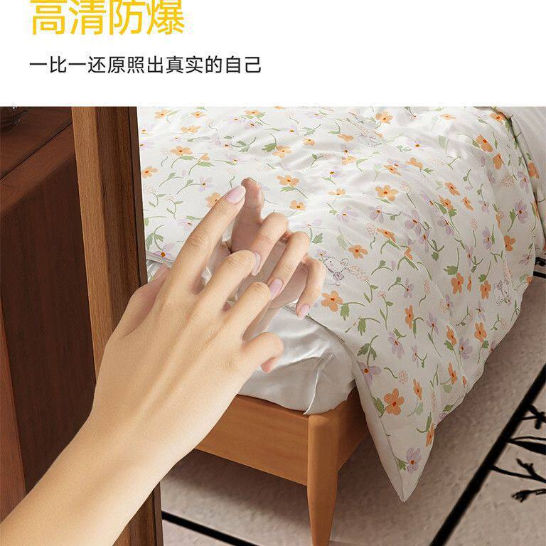 Perforated Board Dressing Mirror, Rotating Full-Length Mirror, Removable Floor-To-Ceiling Mirror, Home Clothes Rack, Integrated Mirror, Fitting Mirror