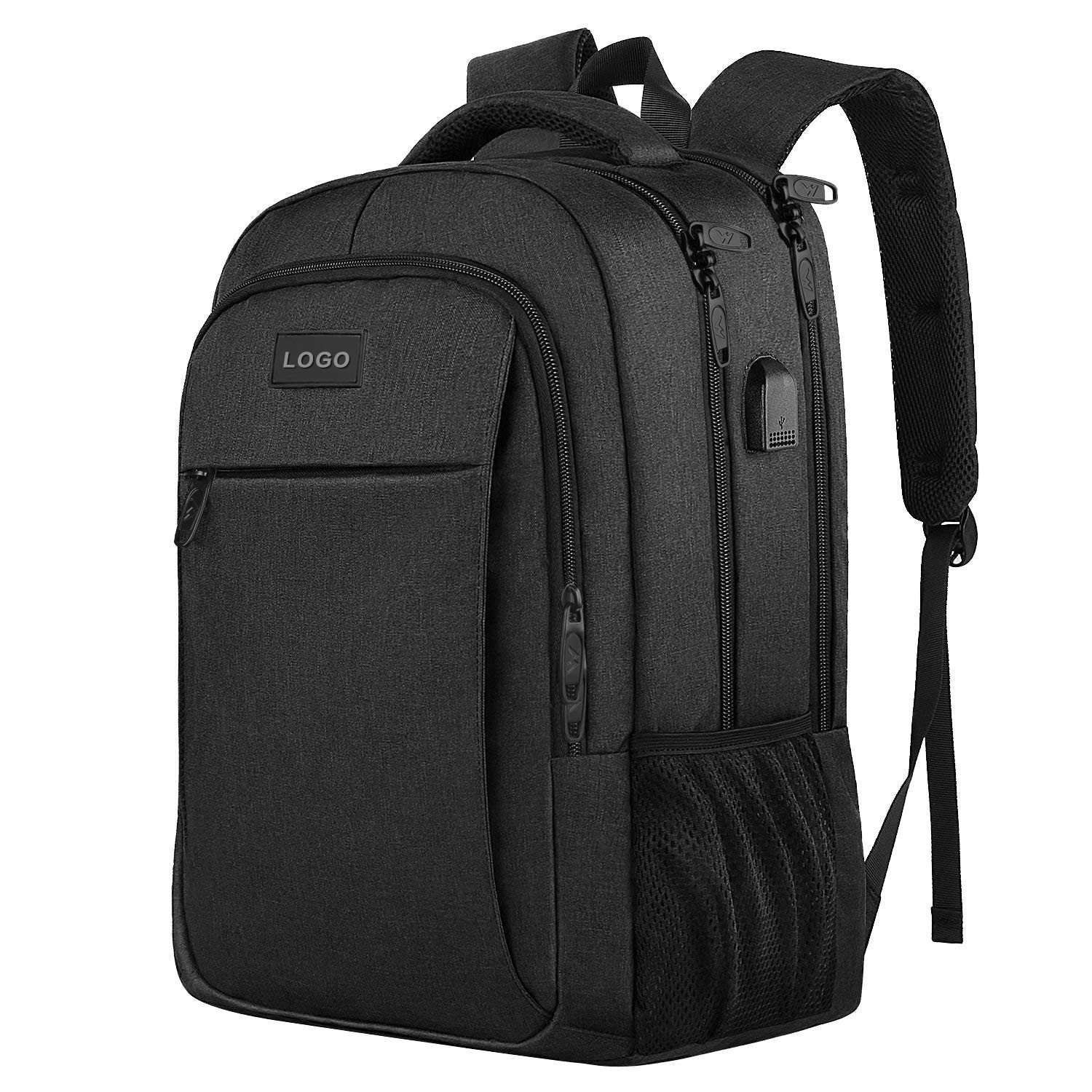 Balo Đôi Nam Cao Cấp Dung Tích Lớn Phong Cách Doanh Nhân Đựng Laptop Màu Xám, Đỏ