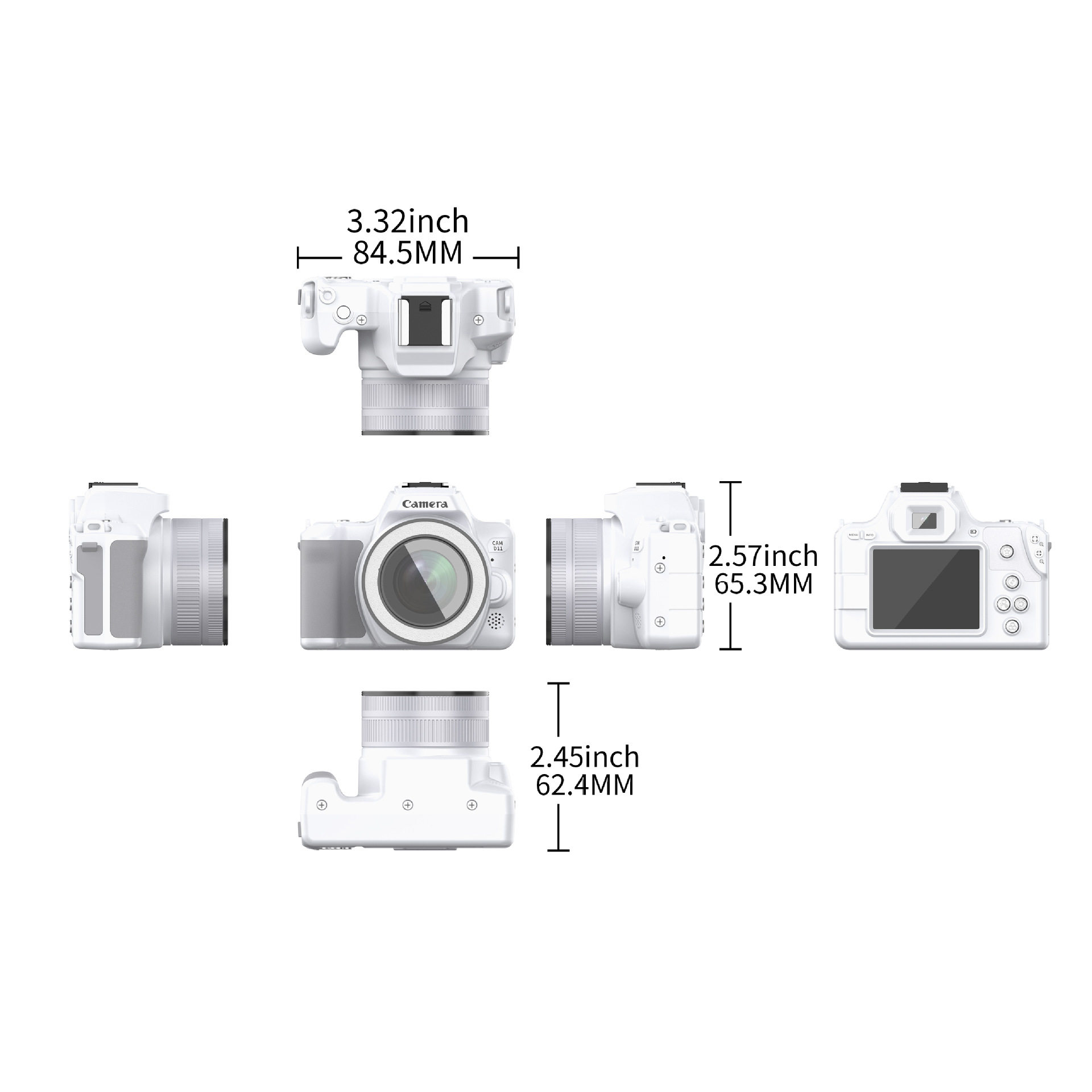 New Cross-Border Hot Model 48 Million Pixel High-Definition Digital Camera Mini Portable Dual Camera Selfie Small Slr
