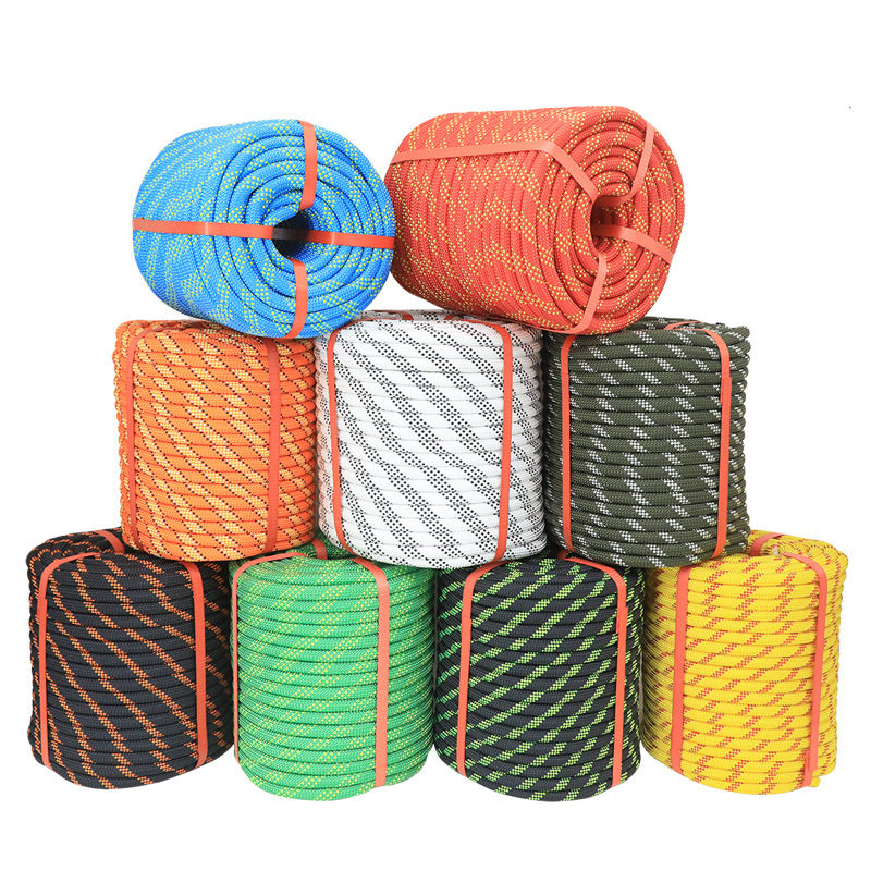 Climbing Rope, Outdoor Climbing Rope, Wear-Resistant Rope, Nylon Rope, Static Rope, Rescue Fire Escape Life-Saving Rope
