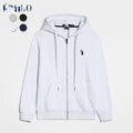 Zipper white green label