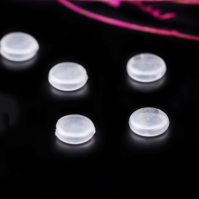 现货批发防滑耳夹防痛垫环保硅胶耳夹垫透明隐形螺旋耳夹软胶垫