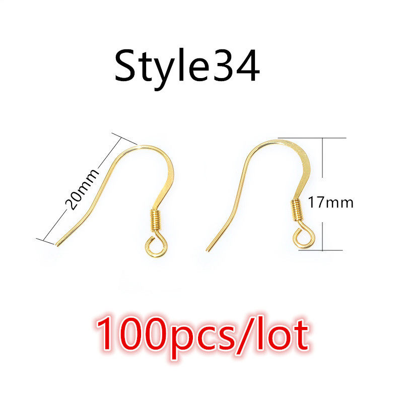 DIY 耳针配件批发 不锈钢耳勾 耳钩 DIY耳环 制作材料 配件