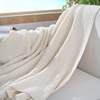 Ins Nordic Style Sofa Blanket Office Air Conditioning Nap Knitted Blanket Tassel Wool Casual Sofa Blanket Shawl