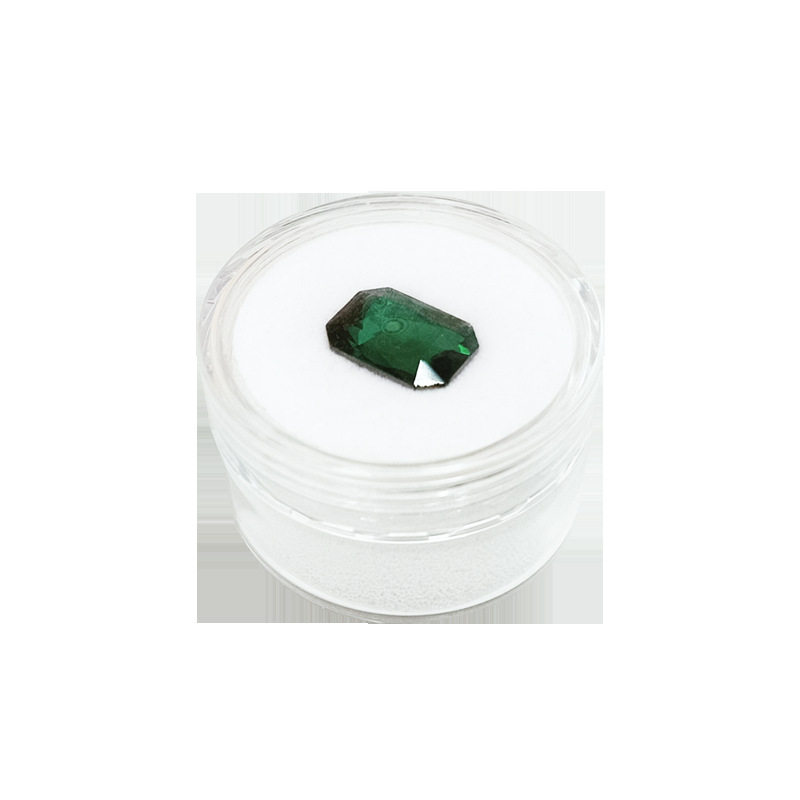 Jewelry Gem Naked Diamond Storage Box Jewelry Wen Play Jewelry Sample Display Box Plastic Round