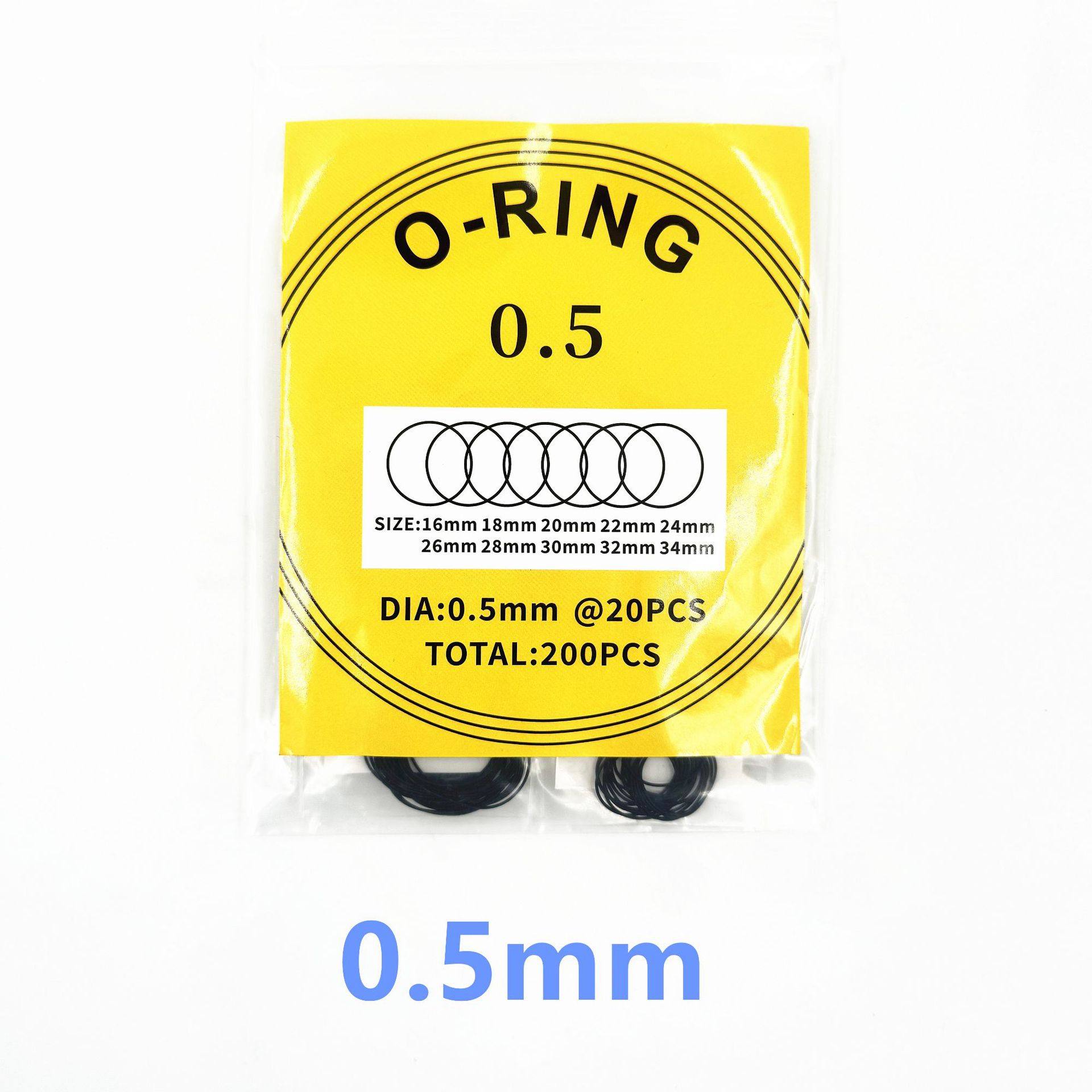 Watch Repair Tools Repair Watch Back Cover Waterproof Ring Accessories Seal Ring Combination suit 0.5 0.6 0.7 suit