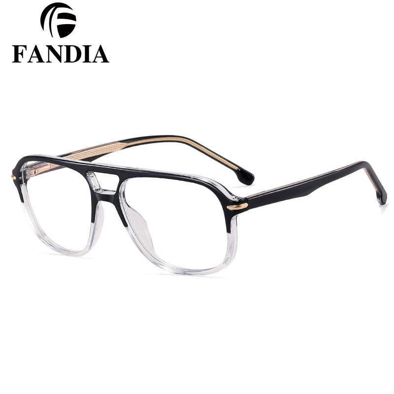 82120 New Style Personalized Trendy Glasses Frame Anti-blue Light Glasses Men's TR90 Frame Myopia Glasses Can Be Equiped with Power