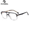 82120 New Style Personalized Trendy Glasses Frame Anti-blue Light Glasses Men's TR90 Frame Myopia Glasses Can Be Equiped with Power