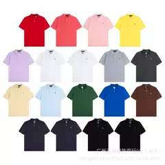 2025 Summer Export New Rl Pony Embroidered Loose and Versatile Classic Polo Shirt for Men and Women, Same Style Can Be Scanned
