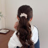 French-Style Velvet Delicate Scrunchie for Women, Autumn and Winter Bun Hair Tie, High Elasticity, Non-Damaging Hair Accessory