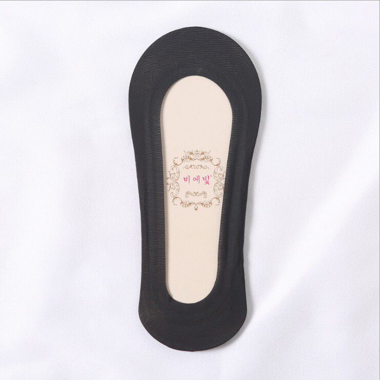 冰丝船袜春夏新款简约潮流浅口女士隐形袜纯色超薄透气硅胶不掉跟