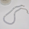 Necklace Light Luxury Zircon Simple Fashion Necklace Chain High-end Temperament Short Clavicle Chain Distinctive Fashionable Neck Chain for Women