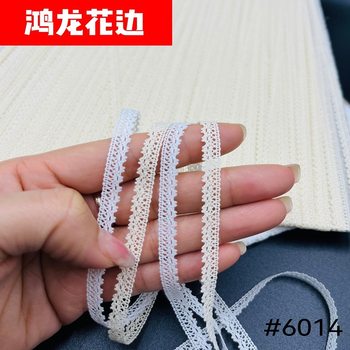 Factory direct 80 thin 0.6cm cotton lace DIY baby hair accessories shoes and socks Lori