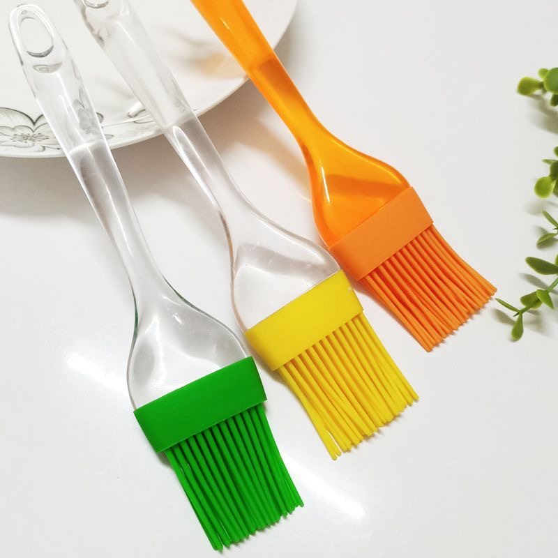 in stock BBQ Silicone Split Oil Brush Barbecue Brush Kitchen Food Brush Baking Tools High Temperature Resistant BBQ seasoning Brush