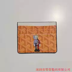 Trendy Goyard Card Holder Credit Card Organizer Bank Card ID Card Case Ultra Thin Compact Wallet Universal Cross-border