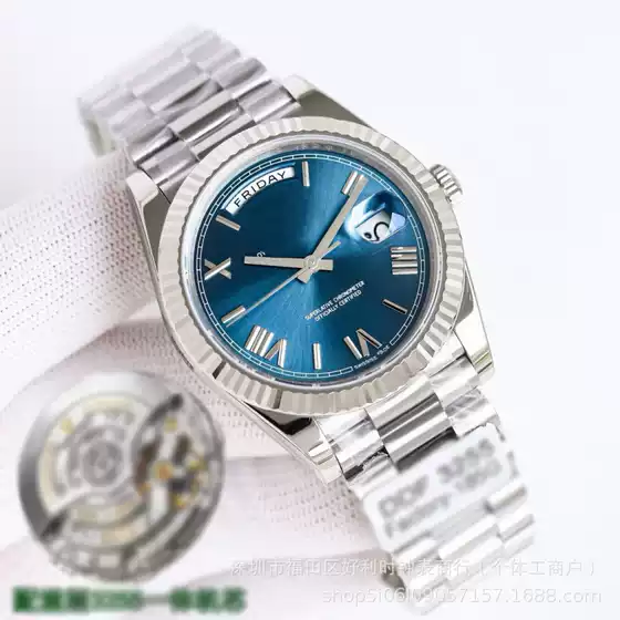 Laojia Sunday Dual Calendar Log Series Watch Fully Automatic Mechanical Men's Watch Cross-Border Watch Wholesale