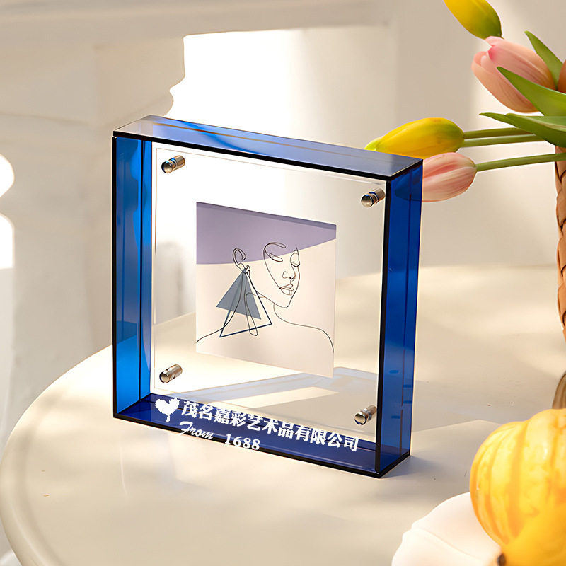 Acrylic Single-Sided Transparent Photo Frame Table A3A4A5 Photo Framed Calligraphy Frame Poster DIY Calligraphy Display Stand