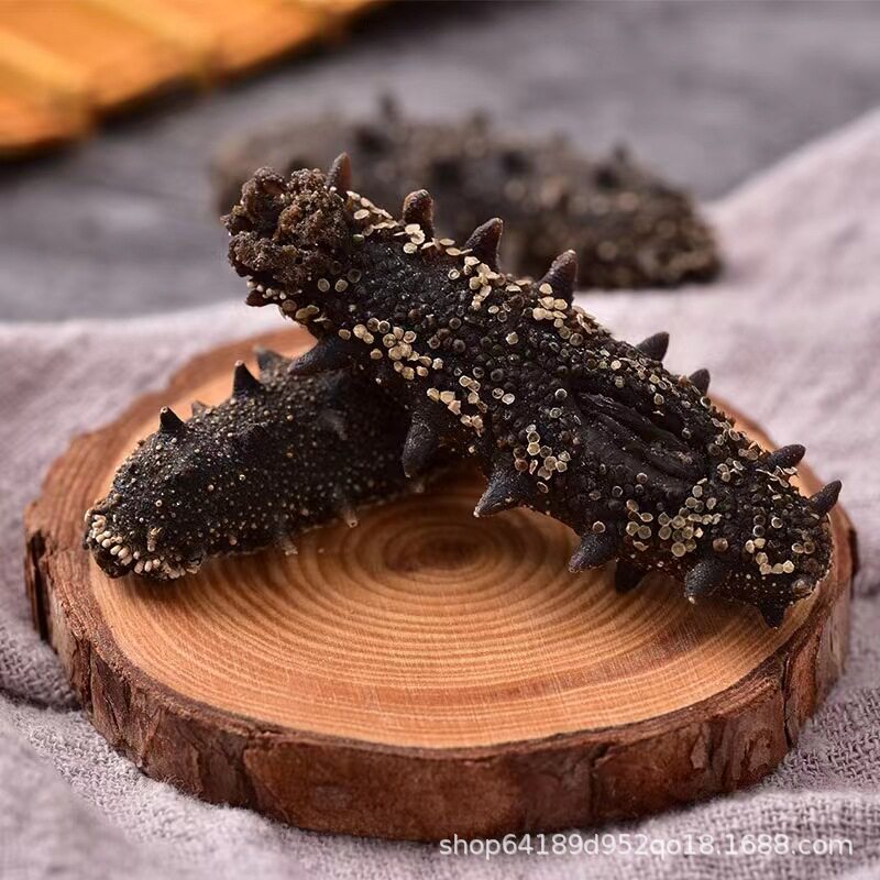 Pure Light Dried Sea Cucumber Base Sowing Liao Sea Cucumber Non-Ready-To-Eat Gift Box Sugar-Free Dry Goods Factory Wholesale Dropshipping Liao Cucumber