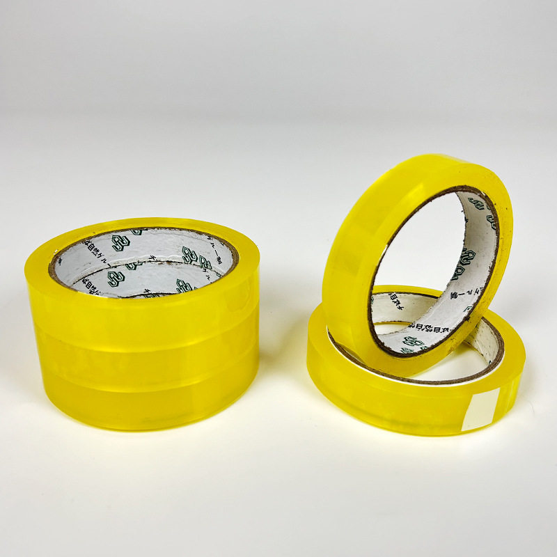 Transparent Yellow Packing Tape High-Viscosity Thickened Adhesive Tape E-Commerce Express Delivery Sealing Tape Transparent Tape