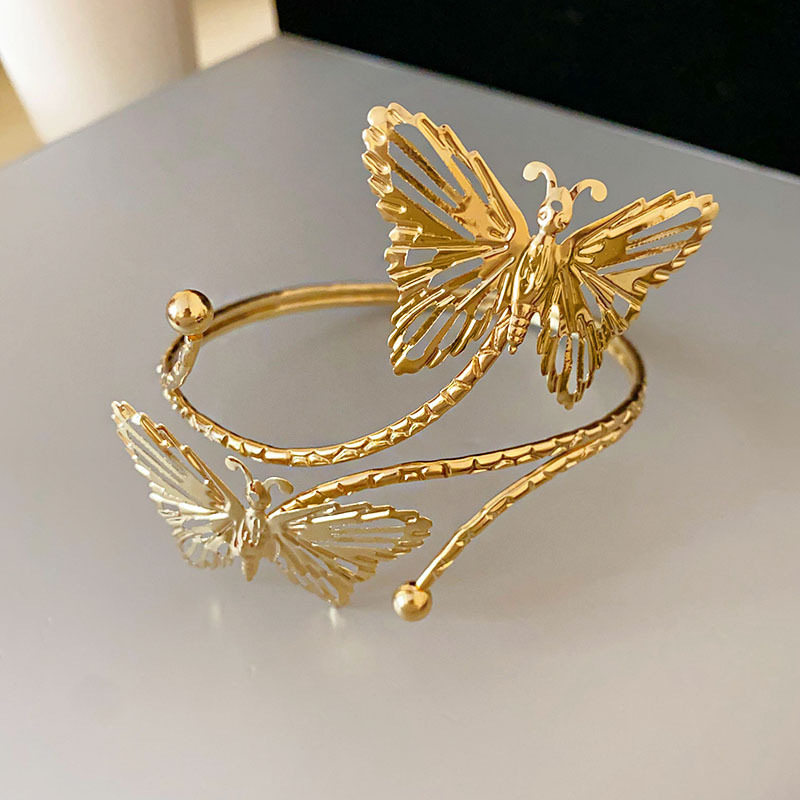 欧美跨境简约时尚手镯臂环小众冷淡风气质手环高级感百搭手饰批发