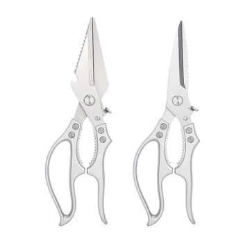 New Stainless Steel Kitchen Industrial Chicken, Duck and Goose Bone Special Fish Killing Scissors Household Powerful Multi-Purpose Chicken Bone Scissors