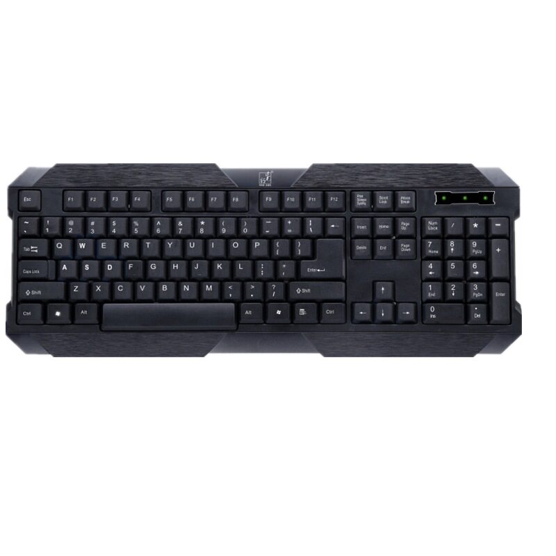 Wholesale Chuang Guangbao Q19 Laptop USB Wired Keyboard Desktop Computer Keyboard Mouse suit