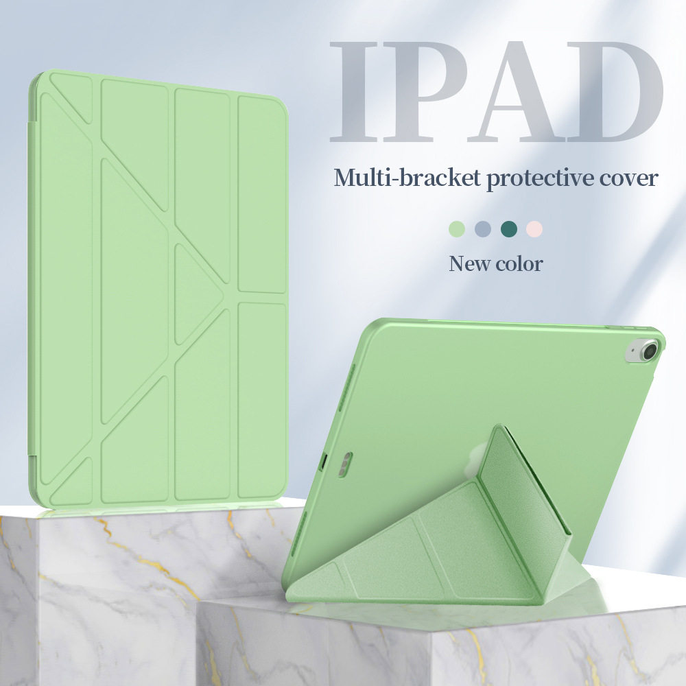 For the new 2022 10.9 protective case ipad10.2 leather case Mini6TPU soft bottom pro9.7 drop-resistant case
