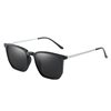 Polarized Magnetic Glasses Retro No-degree Myopia Glasses Frame Magnetic Clip-on Sunglasses Simple Colorful Sunglasses