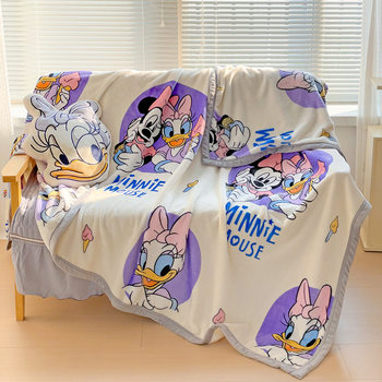 Disney Children's Cartoon Blanket Thickened Milk Velvet Blanket Baby Plush Blanket Kindergarten Nap Blanket Wholesale
