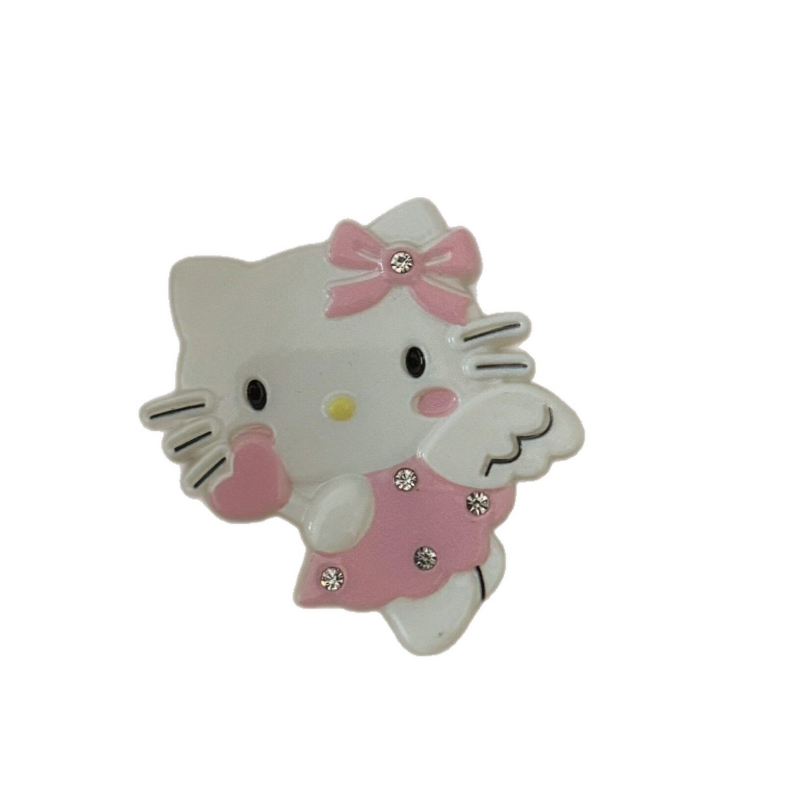 冬季新款奶油粉色猫咪翅膀发夹卡通甜美高颜值少女风刘海发卡发饰