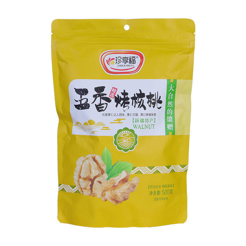 Zhenxiangfu thin-skinned walnut hand-kneaded walnut spiced cream flavor 500 g/bag new snack bag