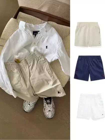 Ralph Lauren New 2025 Three-Color Kids' Shorts