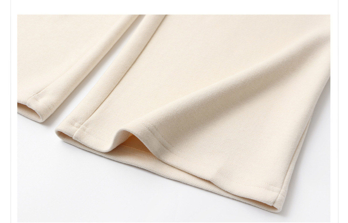 Quần dài nữ ống đứng dáng suông lưng vừa phong cách thanh lịch — Đen cà phê, Màu camel, quả mơ