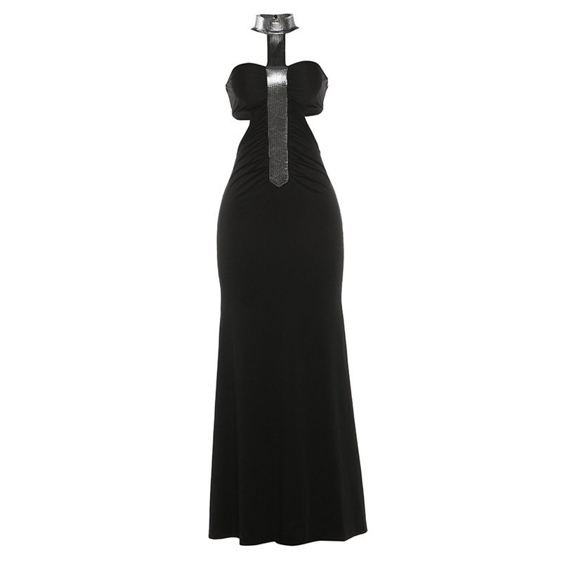 Spring Womens Fashion Dress Sexy Halter Neck Backless Bodycon Fit Perfect for Parties and Events Wholesale