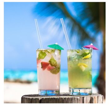 Silicone pineapple wine glass Mark party drink recognizer Cup distinguish Mark sign six umbrellas Lying Cat