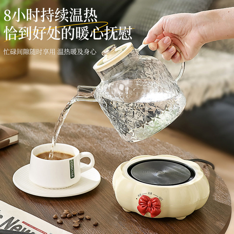 Multifunctional All-Glass Health Pot Household Split Tea Kettle Small Tea Kettle Constant Temperature Flower Teapot
