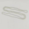 Cross-border European and American fashion 8mm glass imitation pearl knotted sweater chain multi-layer cheongsam accessories 1 meter 5 long necklace