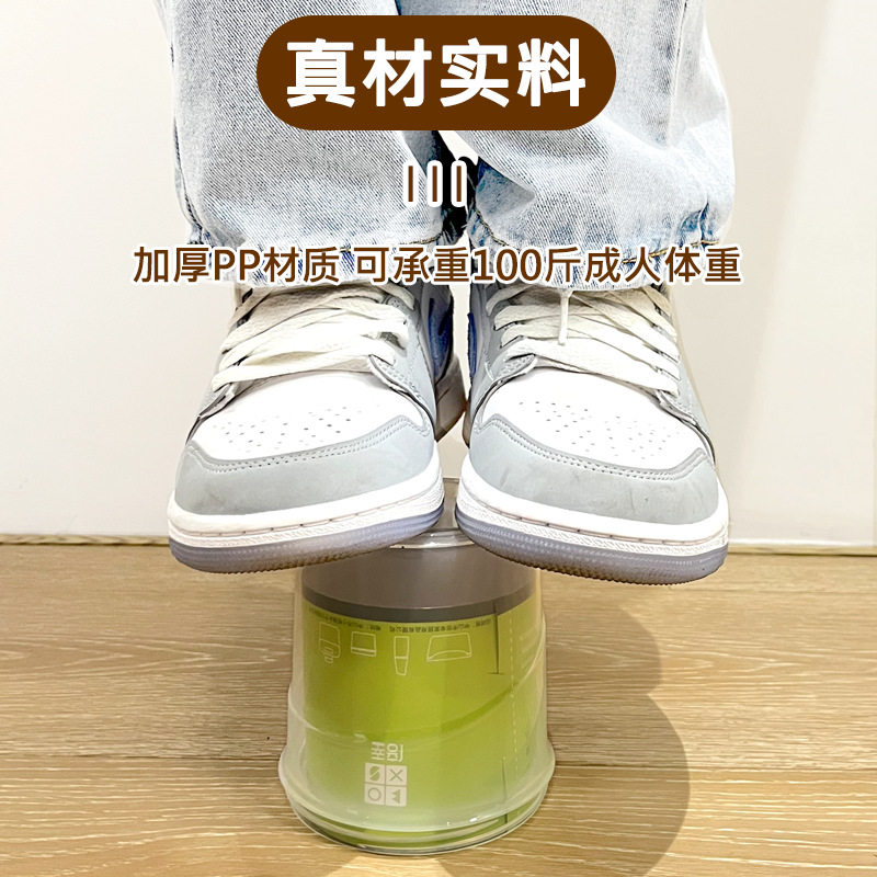 Double Xing Food Grade Sealed Cans Kitchen Grain Storage PP5 Moisture-proof Milk Powder Cans Supplementary Food Portable Fruit Box