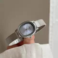 Blue Series Oval Small Dial Women's Watch Niche High-End Simple Student Watch Women's Watch Simple Wholesale