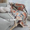 Bohemian Blanket Sofa Throw Air Conditioning Blanket Knitted A-Class Blanket Bed End Blanket Leg Blanket Woven